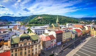 Усти-над-Лабем с высоты