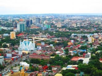Панорама города Себу.