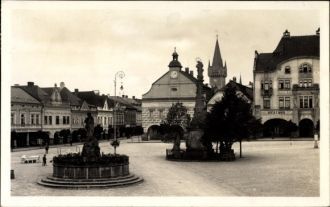 Двур-Кралове-над-Лабем на старой почтово