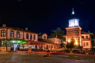 Трявна ночью.