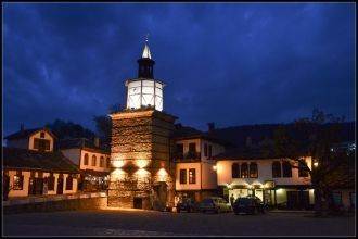 Трявна ночью.