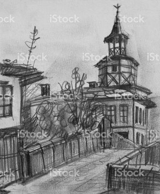 Историческое изображение Трявны.