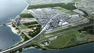 Алмере с высоты.