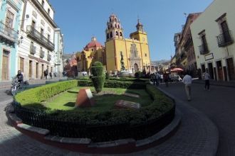 На улицах города Гуанахуато. Мексика.
