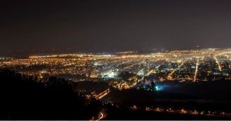 Ночной город Талька.