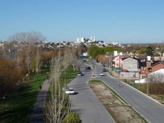 Вьедма с высоты птичьего полета