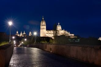 Ночная Саламанка.