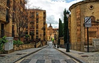 На улице Саламанки.