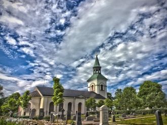 Город Йнчёпинг. Церковь.