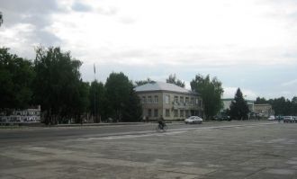 Центр города Яготин.