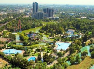 Панорамный вид на Ташкентский Диснейленд