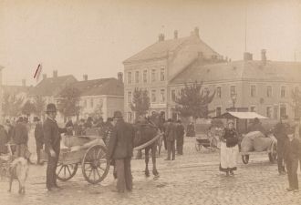 Королевская улица в Тронхейме 1893 г.