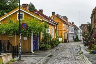 Улицы в Тронхейме.