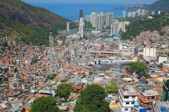 Флорианополис с высоты птичьего полета.