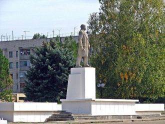 Памятник В.И. Ленину в городе Благо