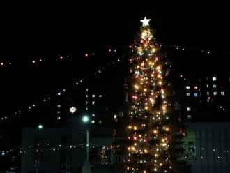 Фотография ночью Вятские Поляны, Кировск