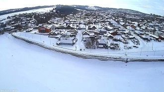 Вятские Поляны с высоты птичьего полета.