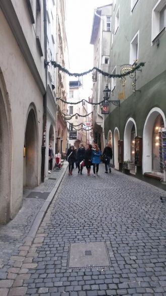 Улочки старого города Регенсбург.