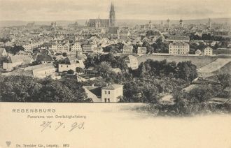 Регенсбург. Германия, Фото 1873 года.