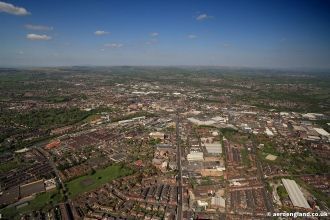 Болтон с высоты.