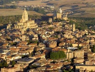 Леон – древняя столица Испании с высоты.
