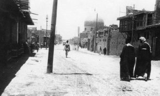 Улица в Багдаде, 1918 год.