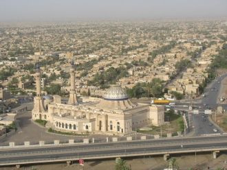 Вид на город Багдад.