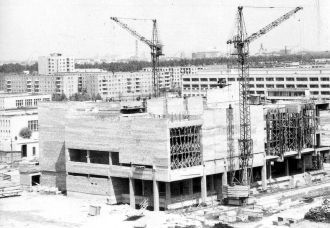 Строительство города Солигорск.