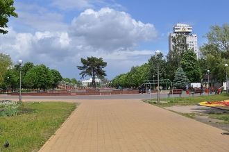 Центральная площадь Солигорска.