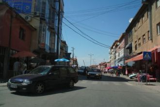 На улицах города Призрен, Косово.