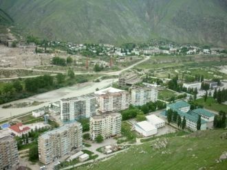 Баксан с высоты птичьего полета.