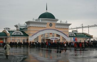 Железнодорожный вокзал Новоалтайска.