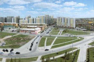 Верхняя Пышма с высоты.