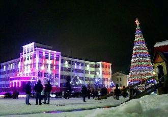 Клинцы ночью.