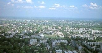 Котлас с высоты.