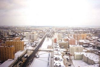 Котлас с высоты.