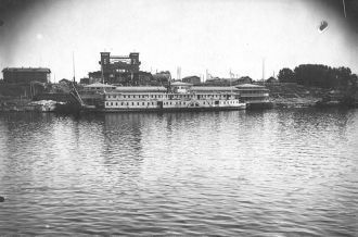 Пристань Котласа в 1940-е гг.