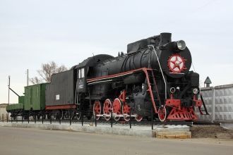 Паровоз-памятник Л-1822.