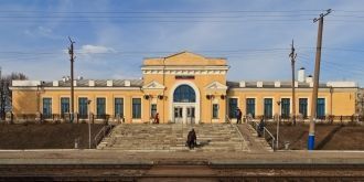 Вокзал города Моршанск