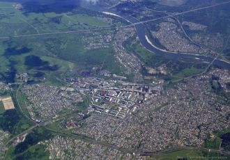 Мыски с высоты птичьего полета.