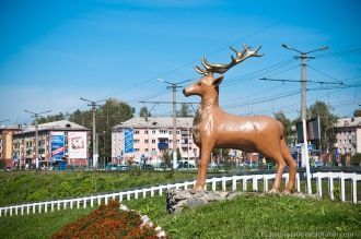 Памятник оленю.