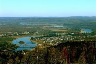 Мыски с высоты.