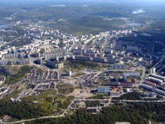 Панорама Североморска.