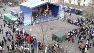 Жители Североморска.