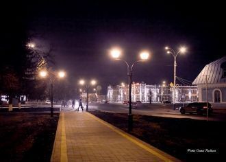 Ночной город Рассказово, Тамбовская обла