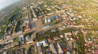 Рассказово с высоты птичьего полета.