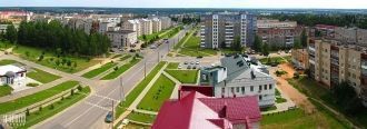 Центральная улица города Столбцы.