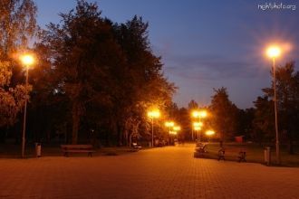 Ночной город Марьина Горка.
