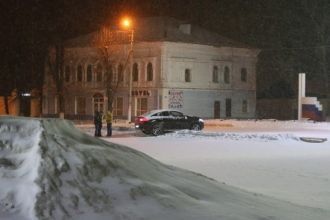 Новозыбков ночью.