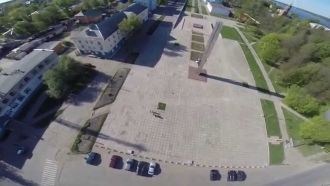 Людиново с высоты.